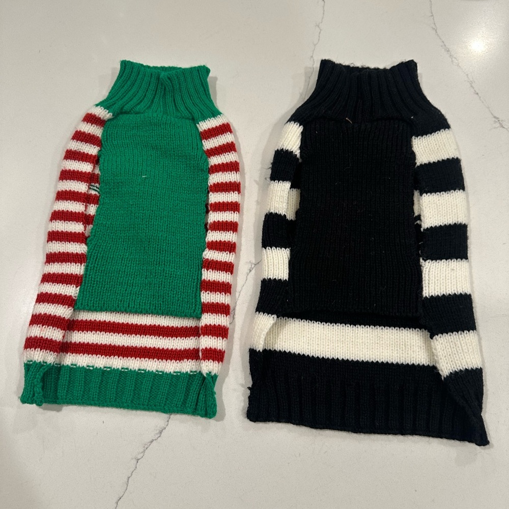Striped Dog Sweaters size XS - Picture 2 of 2